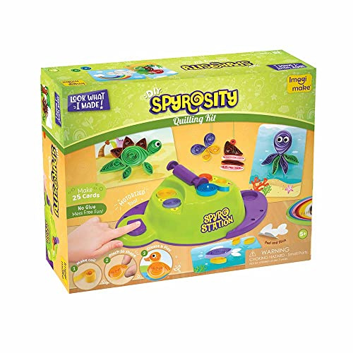 Quill On Spyrosity Explore Quilling Kit for Kids Ages 6+ | DIY Paper Quilling Kit, Learn Paper Crafting & Fine Motor Skills, Birthday Gift for Ages 6,7,8 Years Old