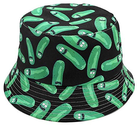 Quanhaigou Bucket Hat for Men Women,Packable Reversible Printed Sun Hats,Fisherman Outdoor Summer Travel Hiking Beach Caps, Grün, Einheitsgröße