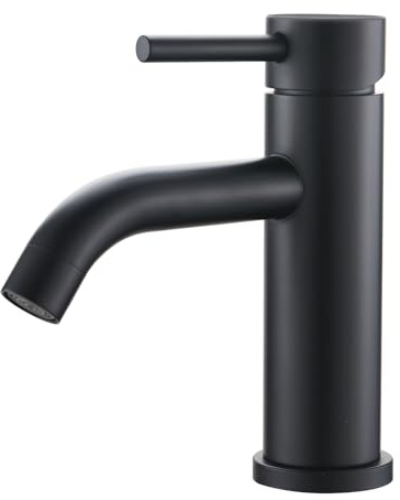 Ibergrif M11003B Miscelatore Monocomando per Bagno, Rubinetto per Lavabo con Funzione di Risparmio Idrico