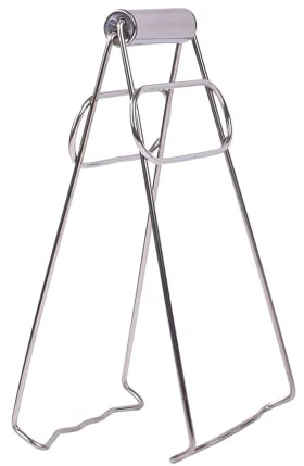 Moguxb Pinzas Elevadoras de Platos Calientes Clip de Tazón Caliente de Acero Inoxidable Plata Ergonómico Pinzas de Cocina para Retire Platos, Tazones
