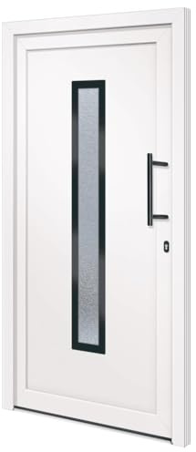 vidaXL Porta Ingresso Bianca 108x208 cm in PVC