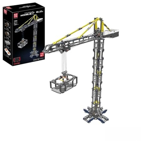 Mould King Tower Crane Building Brick Model 1797/pcs Remote Control RC 17004