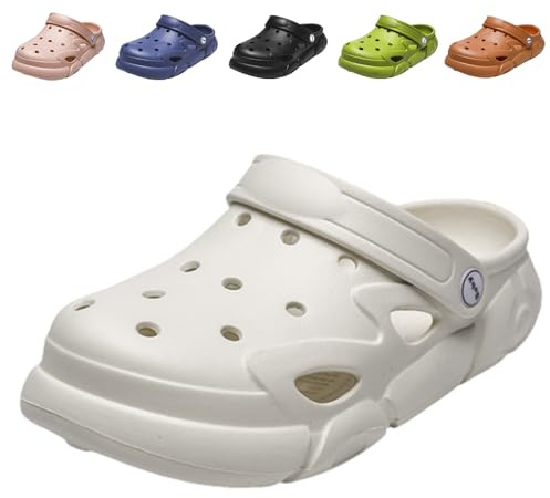 Sabots Enfant Sandales de Plage Légères Garçon Fille Pantoufles Clogs Beige 220 EU 34-35