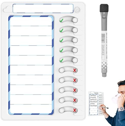 Daglig rutin schema diagram - återanvändbart schema bord, planorganisatör | checklista uppgifter planeringstabell för familj och barn