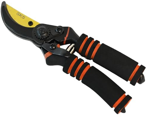 Ram® Professional Heavy Duty Garden Secateurs Pruning Scissors Shears for Plants Hedges and Flowers Bonsai Cutter