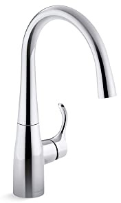 Kohler 22034-CP Simplice Kitchen Sink Faucet, Polished Chrome
