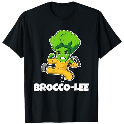 Divertente Kung Fu Karate Regalo Broccoli Brocco-Lee Maglietta