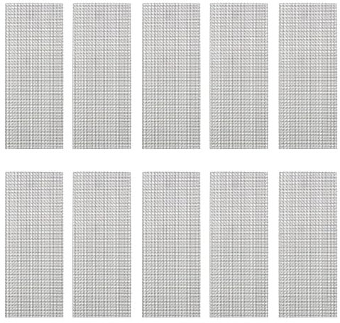 Moosgitter, 10 Stück Edelstahl Aquarium Pflanzen Mesh, Moos Pad Moos Wand Net für Moos und Wasserpflanzen