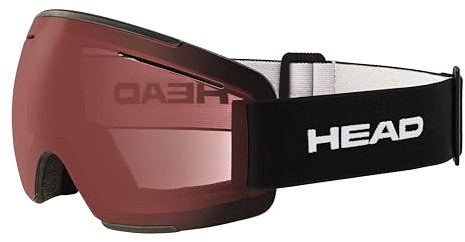 HEAD F-LYT Skibrille, Rot/Schwarz, M