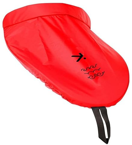 HIKO BIB PU Spray Deck Spritzdecke Halbspritzdecke Spritzschutz Kajak Schutz, Farbe:rot, Größe:C94
