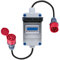 3 Phasen Mobiler Digitaler Stromzähler 16A 400V Mobile Meter CEE-Stecker 3 Phasen Mobiler Digitalzähler 5 * 2,5mm² mit Reset 2m Kabel IP44 Steckdosenadapter Zähler (H07RN-F HR-03X)