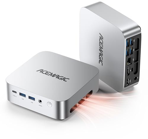 ACEMAGICIAN K1 Mini PC, AMD Ryzen 4300U (bis zu 3,7 GHz), 16 GB DDR4 512 GB SSD, Шin11 Mini Desktop Computer für Büro/Unterhaltung【Triple 4K UHD Display/AMD Radeon Grafikeinheit/WiFi 5/BT 4.2】