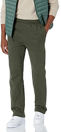 Amazon Essentials Pantalon de Survêtement en Polaire à Bas Ouvert (Existe en Grandes Tailles) Homme