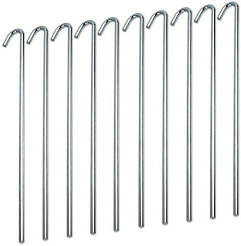 Nartel® 150mm x 3mm Steel Tent Peg Pack Of 20pcs or 40pcs (Pack of 20)