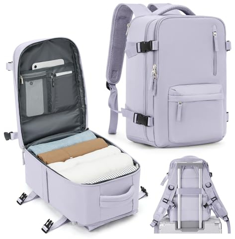 SZLX Sac a Dos Voyage Cabine Avion Bagage Cabine 40x20x25 pour Ryanair Sac Valise Cabine Ryanair 40x20x25 Femme Bagage à Main sous Le Siège Sac à Dos Homme pour Ordinateur Portable 14 Pouces