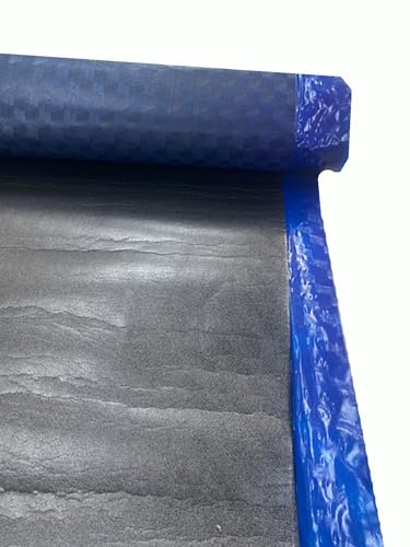 Underlay laminate Flooring 2mm Thick For Acoustic Comfort LVT Hard Wood Laminate Flooring Damp Proof Mebrane Vapour Barrier Great Sound & Heat Insulation (Blue)
