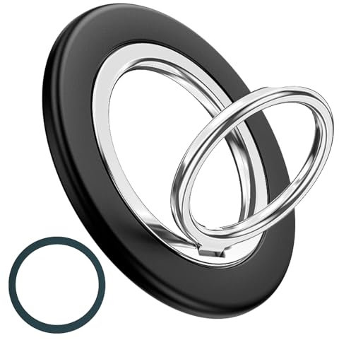 Soporte magnético para anillo MagSafe, rotación de 360°, soporte de dedo para teléfono móvil, accesorio para MagSafe, soporte inteligente para teléfono móvil para iPhone 16/15/14 Pro Max, 12/13 Pro