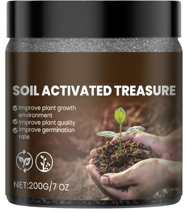 Enmienda Del Suelo - Acondicionador Del Suelo Del Jardín, 200 G De Refuerzo De Nutrientes | Plantación De Mejorador De Mezcla, Suelto De Tierra Para Macetas, Potenciador De Plántulas, Aditivo De