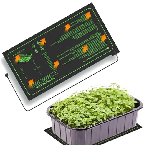 Tappetino riscaldante per piante 20W Tappetino riscaldante per piantine Tappetino riscaldante per germinazione dei semi di piante Tappetino di avvio per cloni Riscaldamento per piantine in serra Pro