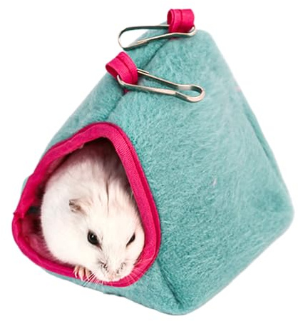 Generico Amaca per Criceti - invernale semi-chiuso per piccoli animali - Amaca sospesa per gabbia di criceti,per Scoiattoli e Gerbilli, per Riposare Giocare Dormire in Balcone Soggiorno