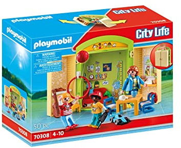 PLAYMOBIL City Life 70308 - Spielbox Im Kindergarten, ab 4 Jahren