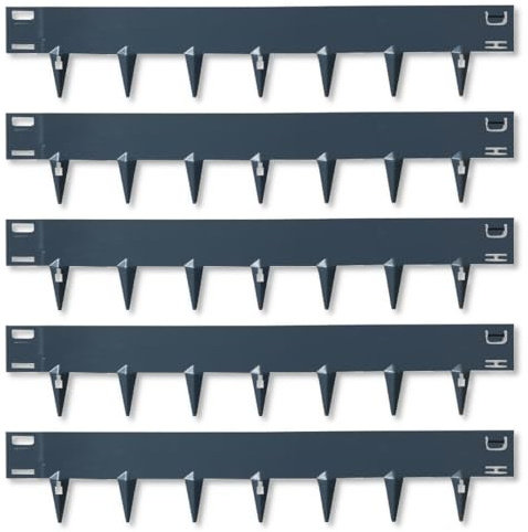 CORE EDGE Lawn Edging | Flexible Decorative Steel Edging Garden Border Edging Lawn Edging Strip Garden Border with a 100mm face height (Anthracite)