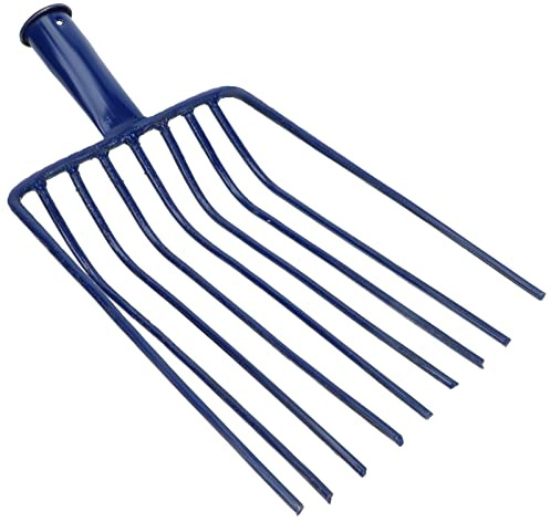 Garden Leaf Rake Ash Shovel: Fireplace Shovel Coal Charcoal Metal Leaves Rake Grass Shredding Fork for Smoker Barbecue Grill Accessories