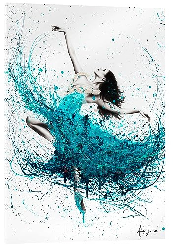 Posterlounge Wellen einer Ballerina Acrylglasbild