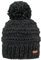 Barts Jasmin Bommelmütze Beanie Wintermütze (DE/NL/SE/PL, Alphanumerisch, Einheitsgröße, Dark Heather)