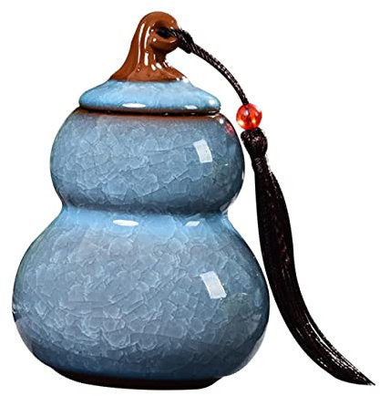 ABOOFAN Pot De Conservation Céramique Gourde Hermétique Bocal à Thé Et Café Avec Couvercle Récipient Pour Rangement De Thé Vrac Boîte Spacieuse Multifonctionnelle Pour Aliments Secs