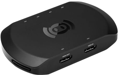 Capture 4K Streaming Gerät, 4K/30Hz Aufnahme, 4K@60Hz Passthrough, Ultra-Niedrige Latenz, Hohe Samplerate, VRR und HDR Unterstützung