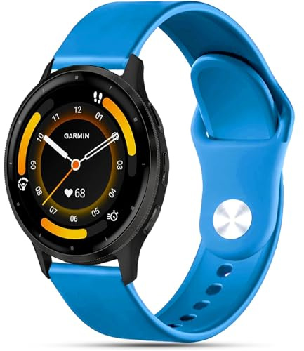 VELULYX Silikonarmband kompatibel mit Garmin Venu 2/Venu 3, 22mm Sportarmband für Garmin Vivoactive 4, Forerunner 265, Forerunner 255/255 Music, Forerunner 745, First Avenger, Darth Vader