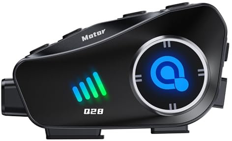 BTQILEYOO Motorcycle Helmet Bluetooth Headset, Wireless Camera Recorder with 1080P, 120°Wide Angle，HD Video/Photo, Body 360°Adjustment, Bluetooth 5.3, Smart Noise Reduction, IP66, 32GB TF Card