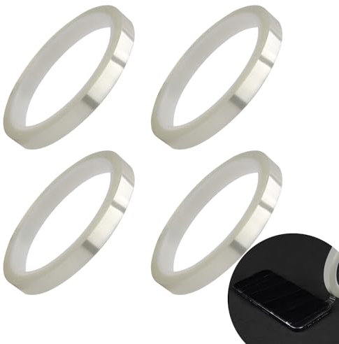 SopwMap 4 Pezzi Nastro Termico per Sublimazione, 10mm x 33mm, Nastri Termici per Pressa a Caldo, Nastro Termoretraibile Resistente ad Alta Temperatura, per Stampati Elettronici Vinile