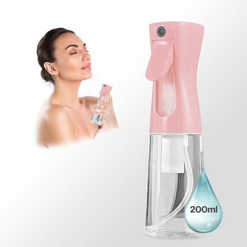 O³ Brumisateur Visage Rechargeable Rose 200ml, brumisateur de poche, vaporisateur eau enfant - Vaporisateur Cheveux, Plantes et Jardinage, Voyage, Parfums Ambiance, Ménage