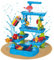 Wasserspieltisch TOJA L 24-tlg. Set Wasserfall inkl. Sandspielzeug, wie Schaufel, Eimer, Sand- & Wassertisch, Matschtisch, Kinder Outdoor, für Jungen und Mädchen, Spielzeug für Kinder ab 3 Jahren