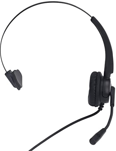 Cryfokt Cuffie Aziendali, Cuffie Cablate per Servizio Clienti ABS Potabile per Telemarketing
