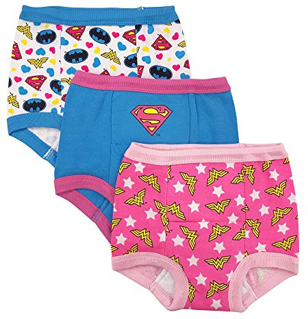 DC Comics Unisex-Baby Justice League Potty Training Pants Multipack Kleinkind, Trainerhöschen, aufs Töpfchen gehen, Jlg3pk, 2 Jahre (3er Pack)