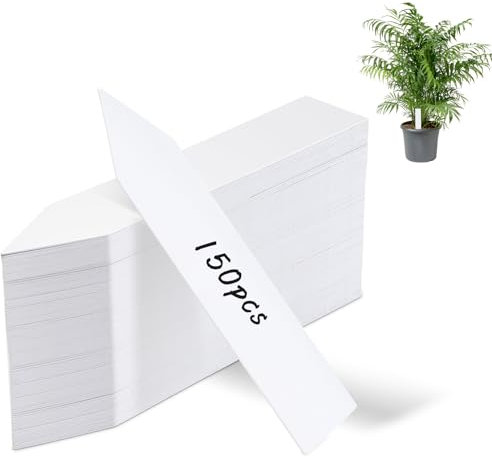 150 Etichette Per Piante,Targhette Per Piante,Accessori Giardino,Etichette Piante Plastica,Plastica Per Piante,Etichette Delle Impermeabili Piante Vivai, Semi, Piante Ed Erbe Aromatiche