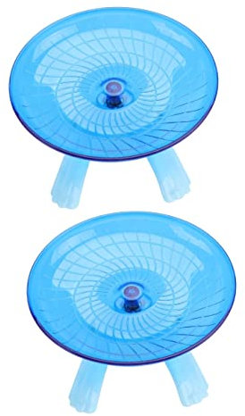MERRYHAPY 2 Stücke Hamster Rad Alternative Übung Rad Nicht-Run Disc Für Tiere