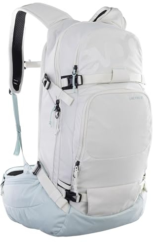 EVOC LINE PRO 20 zaino da escursione (zaino con scomparto per sacca idrica, spallacci isolati, scomparto per valanga, attacco per sci/snowboard), sabbia - menta