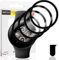 Protection Écran pour Google Pixel Watch 2 Verre Trempé, 4 Pièces HD Anti-Rayures Film Protecteur Composite [3D Couverture Complète] TPU Souple Film Protecteur Compatible avec Google Pixel Watch 2