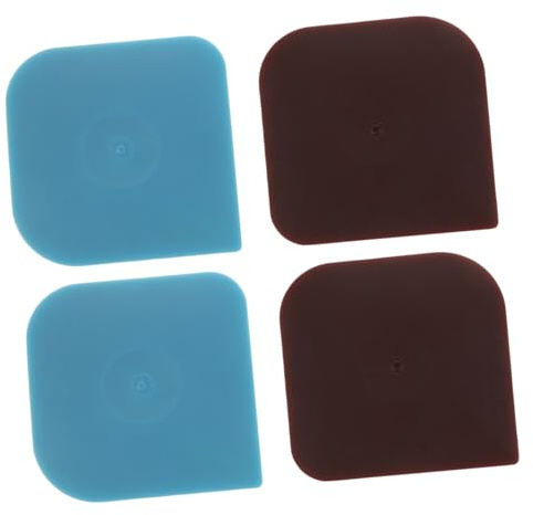 TOYANDONA 4pièces Grattoirs à Vaisselle Nylon pour Poêles Et Casseroles Fonte Outils De Nettoyage Polyvalents pour Cuisine