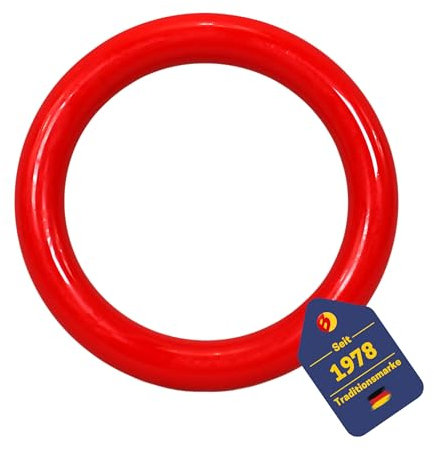 BEST SPORTING Tauchringe für Kinder 14 cm I Kinder Tauchringe, ideal für Seepferdchen und Co. I Tauchspielzeug für Kinder I Tauchringe für Kinder Set I Tauchring Kinder (rot)
