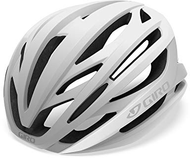 Giro Unisex Adult Syntax MIPS Road Helmet - Matte White/Silver, Large/59-63 cm
