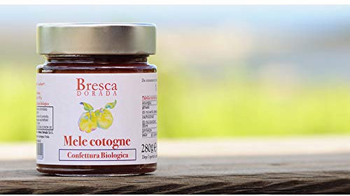 Vasetto x 230 gr - Confettura bio di mela cotogna prodotta dagli artigiani di Bresca Dorada, Muravera