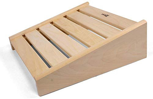 Laja26 Sauna Kopfstütze LaJa FSC Espenholz - Ideal für Nacken und Schultern - Robust - Ergonomisch - Entspannend und langlebig - Auch als Rücken- oder Fußstütze nutzbar - Handarbeit Made in Europe