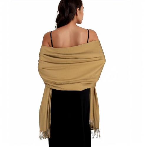 SWAT PANY Bufanda Pañuelos Kamel Mujer Fular Foulard para Fiesta Chal Pasmina Estolas para Bodas