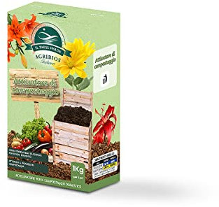 Il Paese Verde Attivatore Di Compostaggio 1kg - Attivatore Compostaggio In Polvere, Velocizza Il Processo Di Decomposizione, Limita Gli Odori.