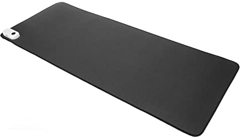 Tapis de Souris Chauffant, Grand Tapis de Bureau Chauffant, Tapis de Souris de Jeu 800 X 330 Mm, 3 Modes de Température, Fonction D'arrêt Automatique, Technologie de Contrôle de (Le Noir)